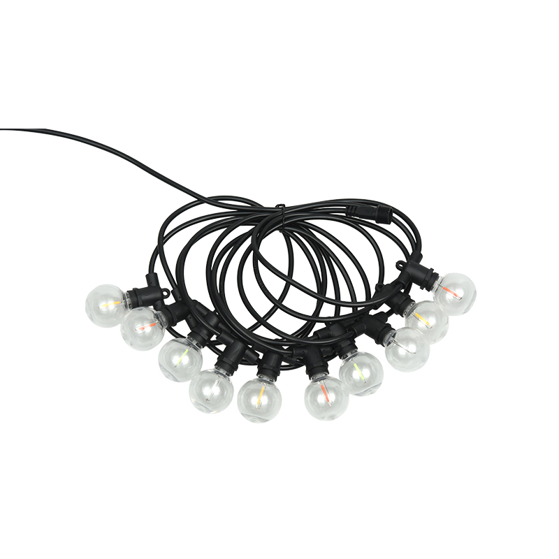 G40 Ball Bubble E12 Спиральный рот Красочное светодиодное декоративное освещение фестона