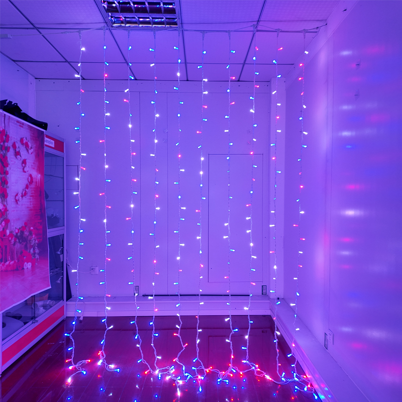 7-цветная синхронная RGB-подсветка для штор с управлением